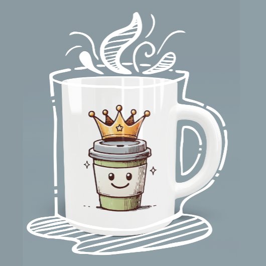 Mug Café King Kawaii