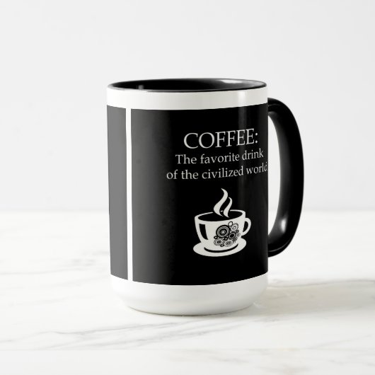 Mug Café : la boisson préférée (Devant droit)