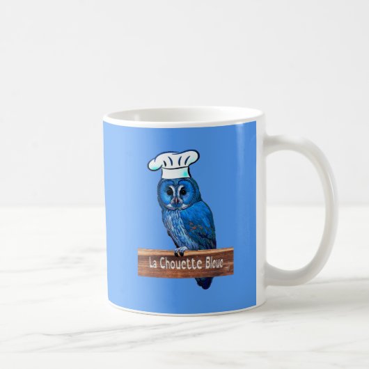 Mug Café La Chouette Bleue (Droite)