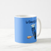 Mug Café La Chouette Bleue (Devant droit)