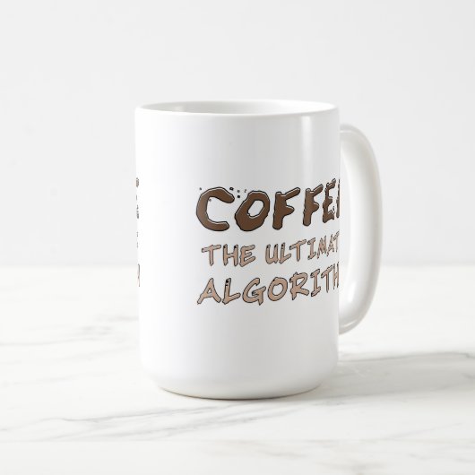 Mug Café L'algorithme ultime Drôle de programmeur (Devant droit)