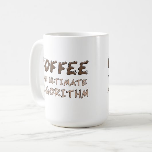 Mug Café L'algorithme ultime Drôle de programmeur (Devant gauche)