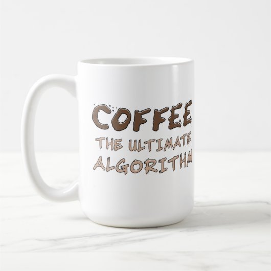 Mug Café L'algorithme ultime Drôle de programmeur (Gauche)