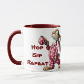 Mug café lapin personnalisé (Gauche)