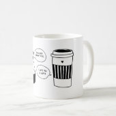 Mug Café Latte Valentine's Love (Devant droit)
