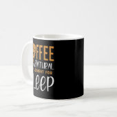 Mug Café Le 100 Narural Remplacement Du Sommeil - Coff (Devant gauche)