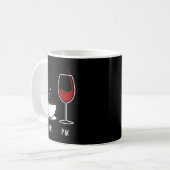 Mug Café Le Matin Vin Le Soir (Devant gauche)
