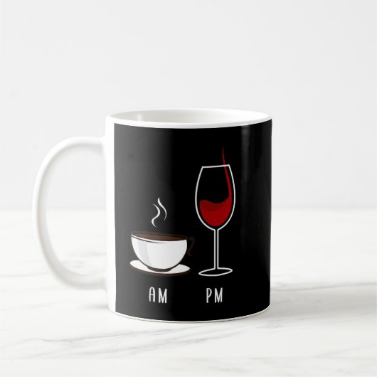 Mug Café Le Matin Vin Le Soir (Gauche)