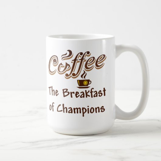 Mug Café le petit déjeuner des champions (Droite)
