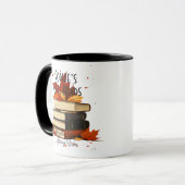 Mug Café Lectures – Saveur de Citrouille et Vibrations (Devant gauche)