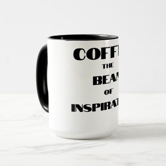 Mug CAFÉ | L'ennui de l'inspiration ! (Devant gauche)