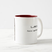 Mug café Leo Zodiac deux tons (Devant droit)