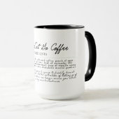 Mug café "Let Go", 15 oz (Devant droit)