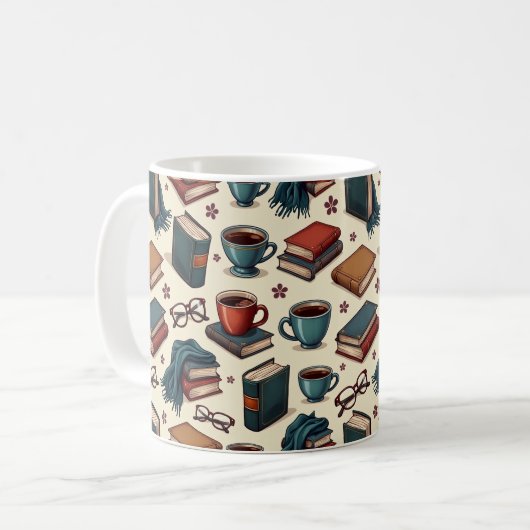 Mug Café & Livres (Devant gauche)