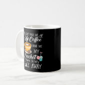 Mug Café Louvain Crochet Lady Crocheting Humour Fil (Devant gauche)