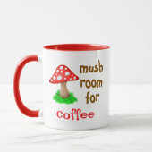 Mug Café Lover mignonne Fall Forest Funky Mushroom (Gauche)