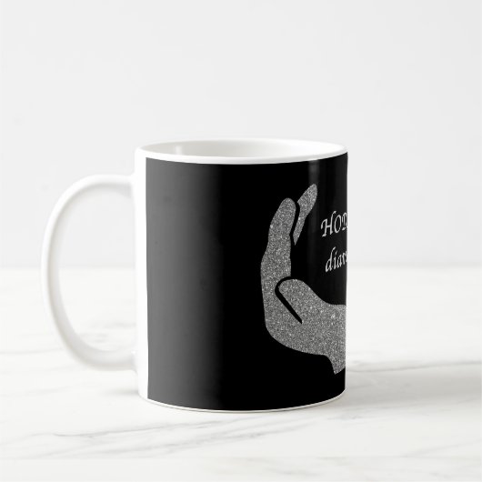 Mug café mains Diamond (Gauche)
