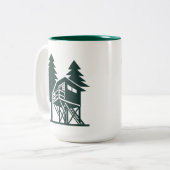 Mug Café Maison dans les Arbres (Devant gauche)