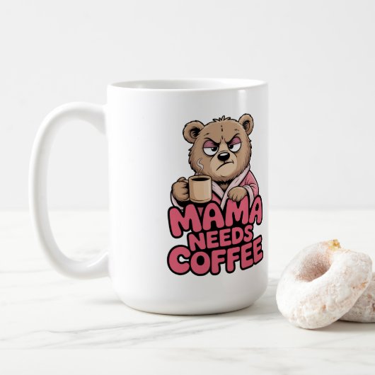 Mug Café Mama Bear (Avec donut)