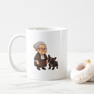 Mug Café Mamie Mignonne et Bouledogue Français