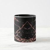 Mug Café Marbre Or et Noir Rose (Centre)
