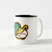 Mug café Mascot de baseball canard (Devant droit)
