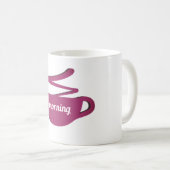 Mug café, matin, texte (Devant droit)