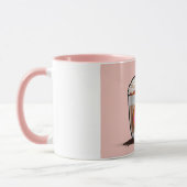 Mug Café Meetups Amitié Bonheur Design (Gauche)