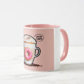 Mug Café Meetups Amitié Bonheur Design (Devant droit)