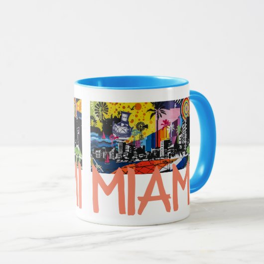 Mug café Miami Florida (Devant droit)