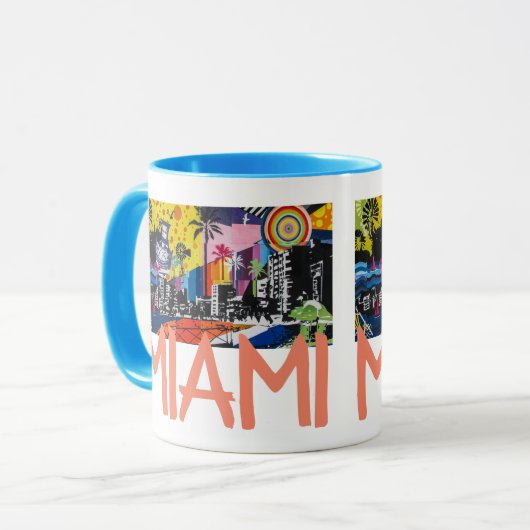 Mug café Miami Florida (Devant gauche)