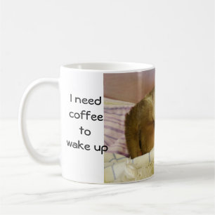 Mug Café mignon du besoin de Bâillements-Je de pares