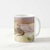 Mug Café mignon du besoin de Bâillements-Je de paresse (Devant droit)