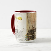 Mug café mignon vintage (Devant gauche)