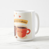 Mug café mignonne - Vibes caféine & douceur (Devant droit)