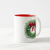 Mug café Mistletoe Wreath (Devant droit)