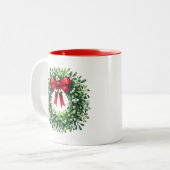Mug café Mistletoe Wreath (Devant gauche)