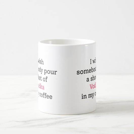 Mug Café mixte Vodka (Centre)