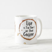 Mug café moderne Brown (Devant droit)