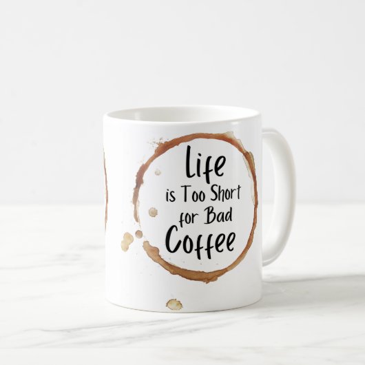 Mug café moderne Brown (Devant droit)