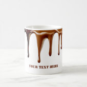 Mug Café moderne mignon, cool goutte à goutte texte pe (Centre)