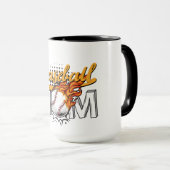 Mug café MoM de baseball personnalisé (Devant droit)