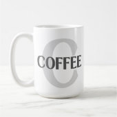 Mug Café monogramme (Gauche)