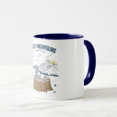 Mug Café & Montagnes (Devant droit)