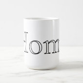 Mug Café Mot Personnalisable – Texte Modifiable (Centre)