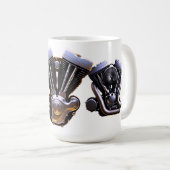 Mug Café Moteur de Moto (Devant droit)