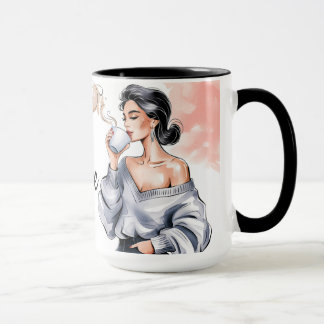 Mug café motivationnel - Caféine et confiance