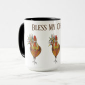 Mug Café Mug-Bless My Chickens (Devant gauche)