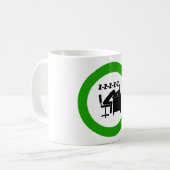 Mug Café-Mug du collaborateur du bureau dormant (Devant gauche)