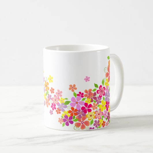 Mug Café Mug-étéFloral (Devant droit)